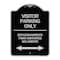 Signmission Bilingual Reserved Parking Visitor Parking Only Estacionamiento Para Visitantes, A-DES-BS-1824-24304 A-DES-BS-1824-24304 - alternate 1